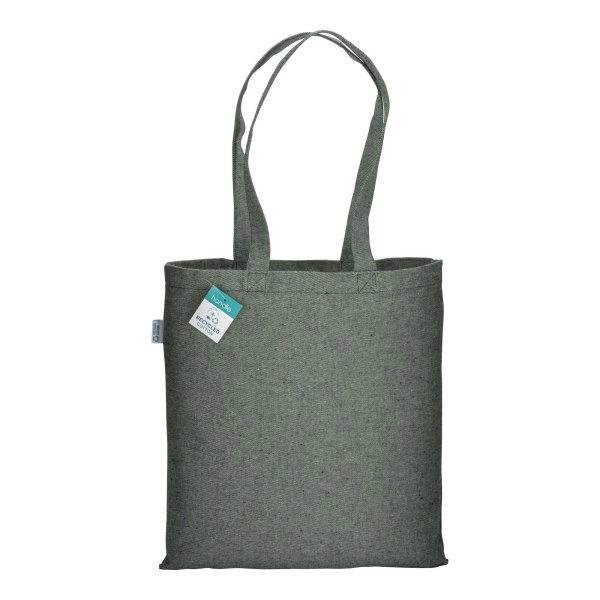 Immagine Shopper in cotone riciclato 280 g/m2, manici lunghi