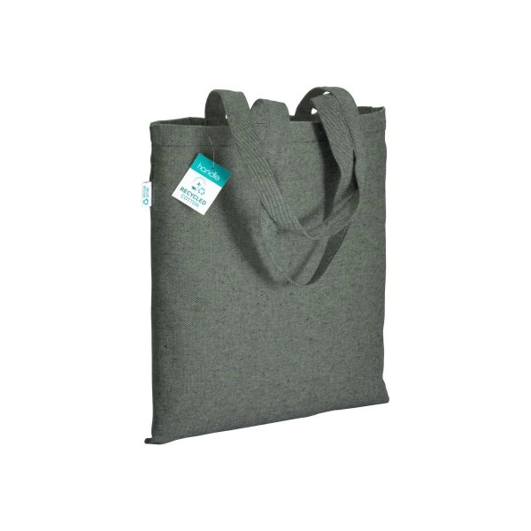Immagine Shopper in cotone riciclato 280 g/m2, manici lunghi
