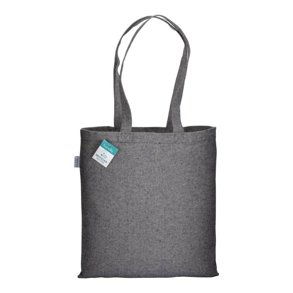 Immagine Shopper in cotone riciclato 280 g/m2, manici lunghi