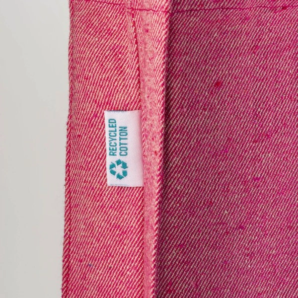 Immagine Shopper in cotone riciclato 280 g/m2, manici lunghi e soffietto