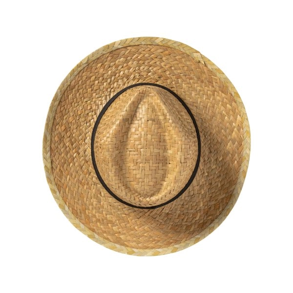 Immagine Cappello in paglia con fascia elastica 3 cm applicabile e personalizzabile
