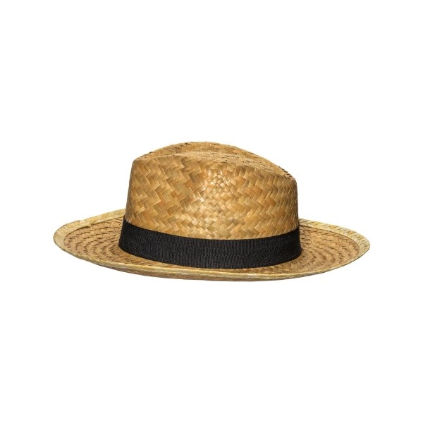 Immagine Cappello in paglia con fascia elastica 3 cm applicabile e personalizzabile