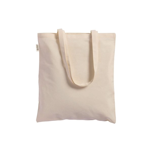 Immagine Shopper in cotone/poliestere riciclato 180 g/m2, manici lunghi