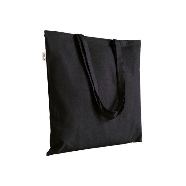 Immagine Shopper in cotone/poliestere riciclato 180 g/m2, manici lunghi