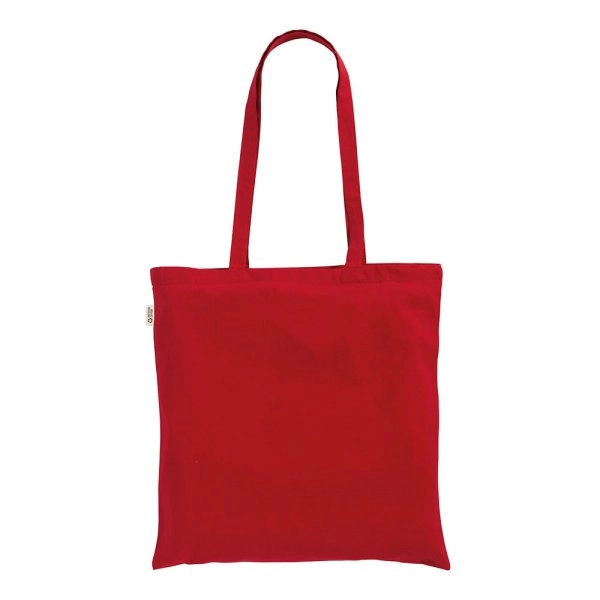 Immagine Shopper in cotone/poliestere riciclato 180 g/m2, manici lunghi