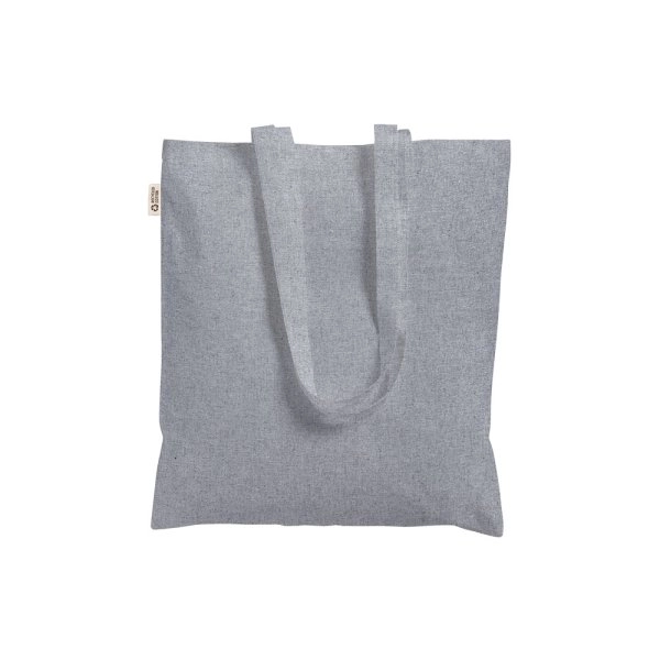 Immagine Shopper in cotone/poliestere riciclato 180 g/m2, manici lunghi