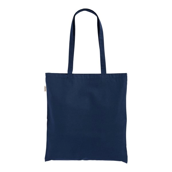 Immagine Shopper in cotone/poliestere riciclato 180 g/m2, manici lunghi
