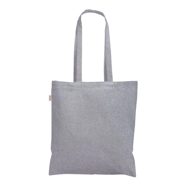 Immagine Shopper in cotone/poliestere riciclato 180 g/m2, manici lunghi