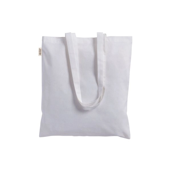 Immagine Shopper in cotone/poliestere riciclato 180 g/m2, manici lunghi