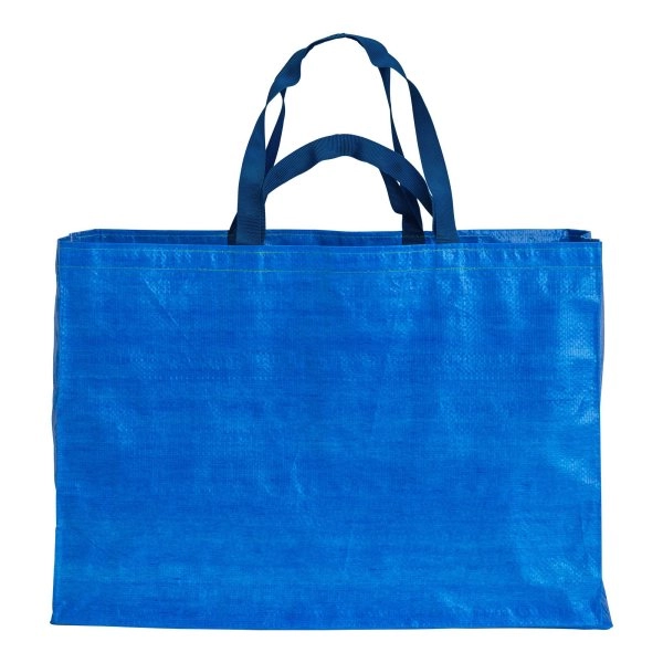 Immagine Shopper maxi in polipropilene riciclato con manici doppi a nastro (corti e lunghi)