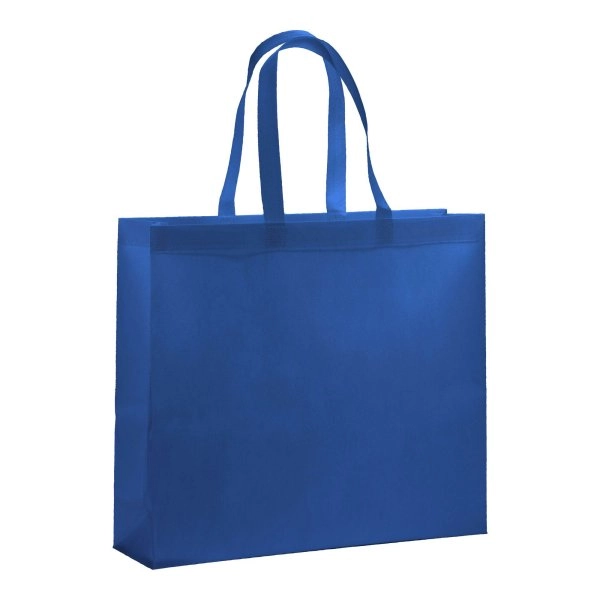 Immagine Shopper termosaldata in R-pet 80 g/ m2 con soffietto