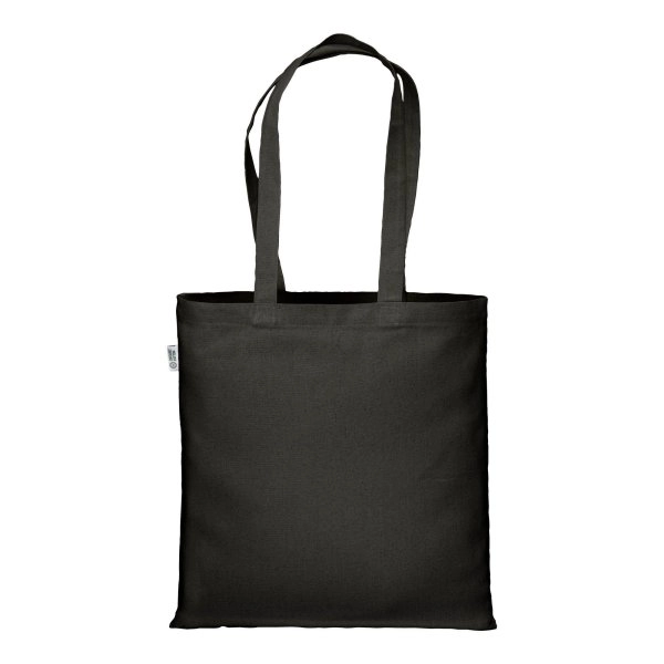 Immagine Shopper in cotone biologico 220 g/m2, manici lunghi