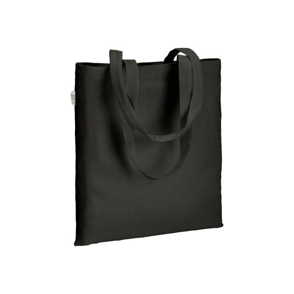 Immagine Shopper in cotone biologico 220 g/m2, manici lunghi