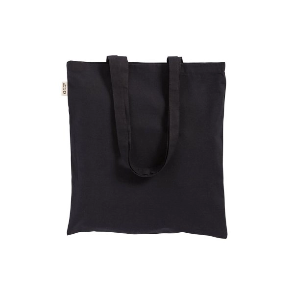 Immagine Borsa shopper in cotone riciclato 120 g/m2, manici lunghi