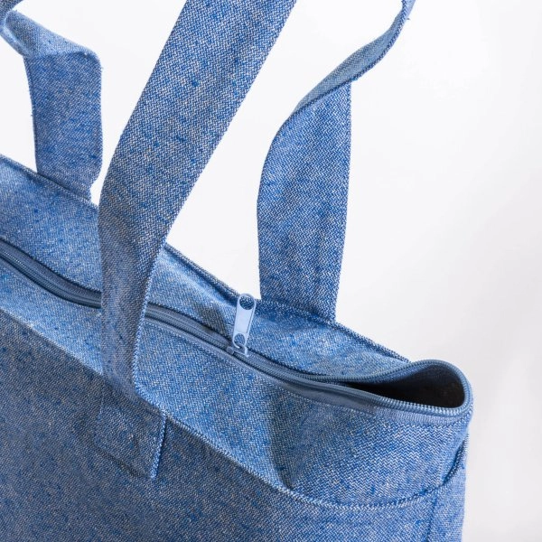 Immagine Shopper con soffietto in cotone riciclato 280 g/m2