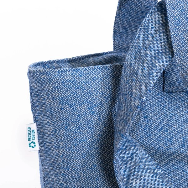 Immagine Shopper con soffietto in cotone riciclato 280 g/m2