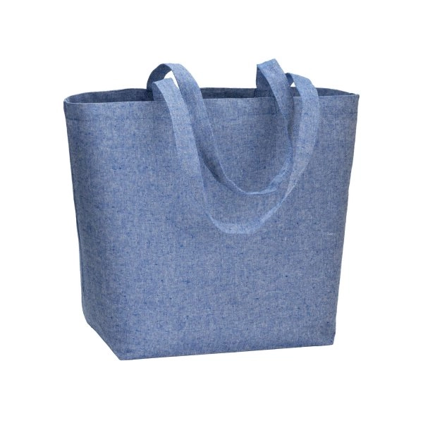 Immagine Shopper in cotone riciclato 120 g/m2 con interno laminato in PP