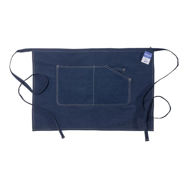 Grembiule da barman in cotone denim.
