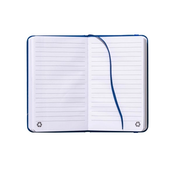 Immagine Quaderno con copertina in PU riciclato con fogli a righe (80 pag.)