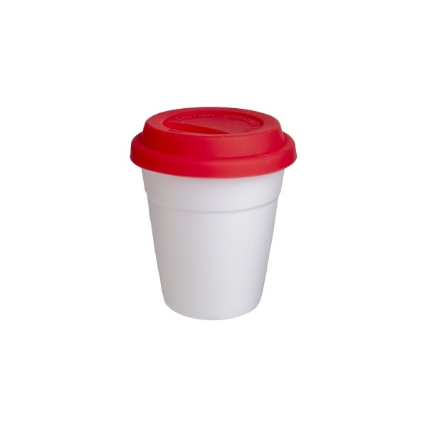 Immagine Tazzina riutilizzabile in PP con tappo in silicone