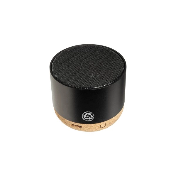 Immagine Mini altoparlante Bluetooth con base in sughero