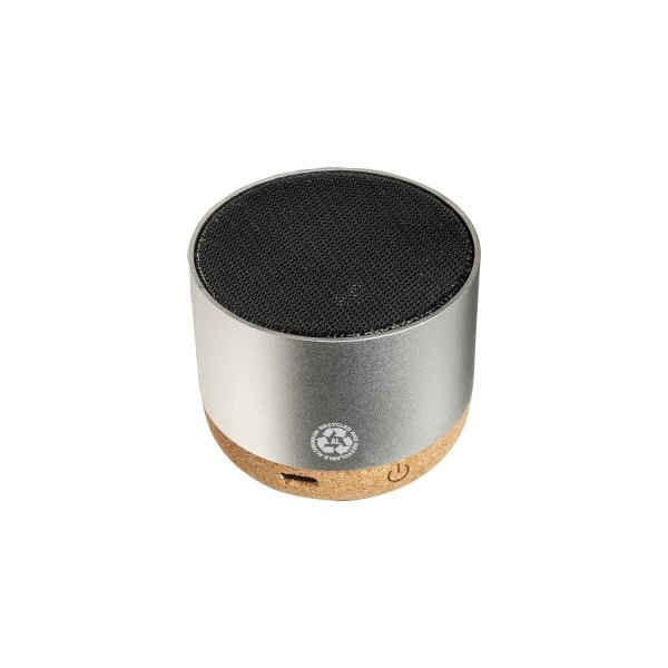 Immagine Mini altoparlante Bluetooth con base in sughero