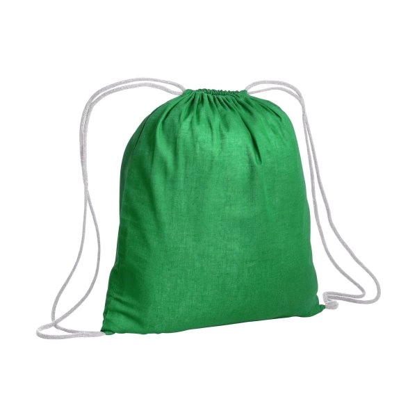 Immagine Zainetto in cotone da 120 g/m2, con chiusura a strozzo. È certificato OEKO-TEX®.