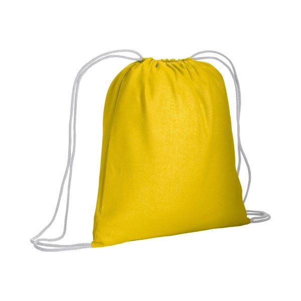 Immagine Zainetto in cotone da 120 g/m2, con chiusura a strozzo. È certificato OEKO-TEX®.