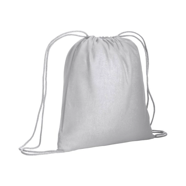 Immagine Zainetto in cotone da 120 g/m2, con chiusura a strozzo. È certificato OEKO-TEX®.
