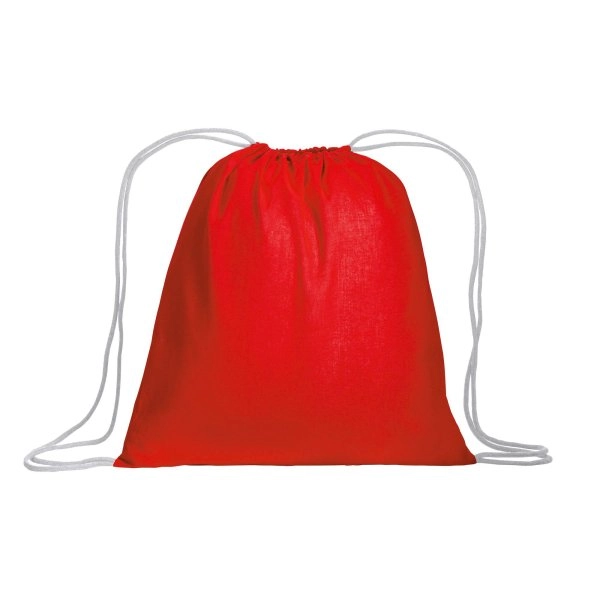 Immagine Zainetto in cotone da 120 g/m2, con chiusura a strozzo. È certificato OEKO-TEX®.