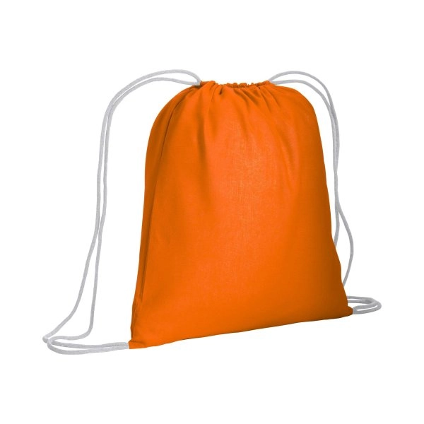 Immagine Zainetto in cotone da 120 g/m2, con chiusura a strozzo. È certificato OEKO-TEX®.