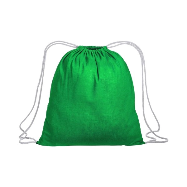 Immagine Zainetto in cotone da 120 g/m2, con chiusura a strozzo. È certificato OEKO-TEX®.