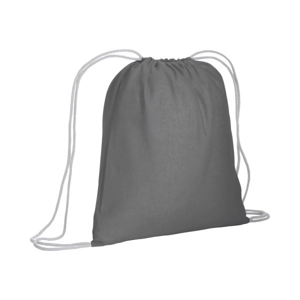 Immagine Zainetto in cotone da 120 g/m2, con chiusura a strozzo. È certificato OEKO-TEX®.