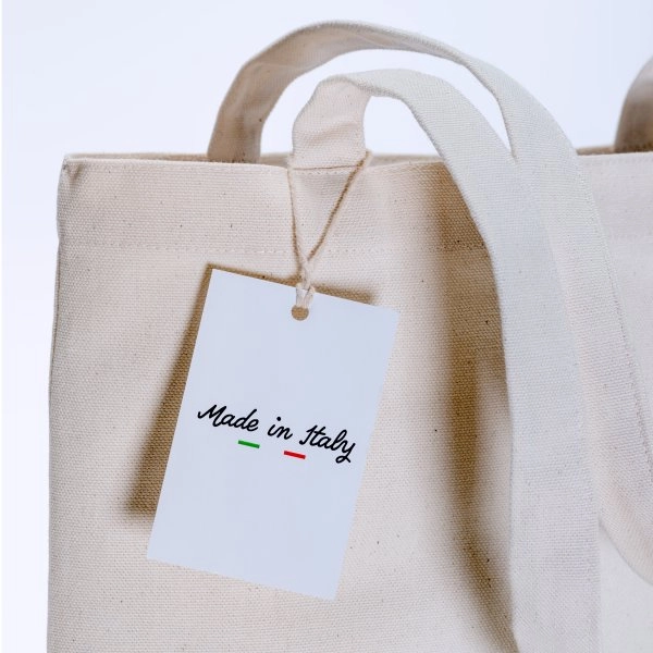 Immagine Borsa shopper made in Italy in cotone da 240 g/m2