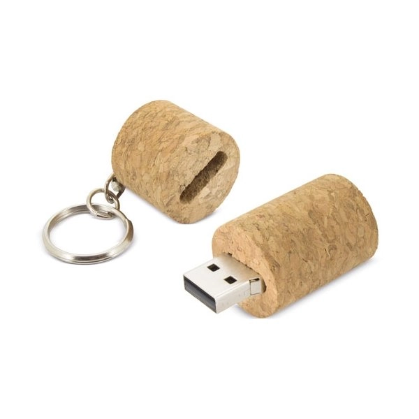 PORTACHIAVI USB 32GB SUGHERO