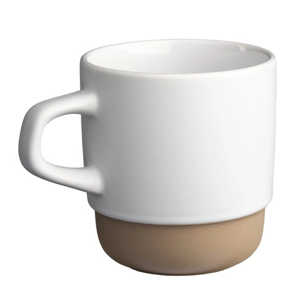 Immagine Tazza in ceramica da 320 ml. Impilabile. Con esterno opaco e interno lucido
