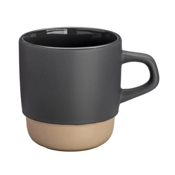 Immagine Tazza in ceramica da 320 ml. Impilabile. Con esterno opaco e interno lucido