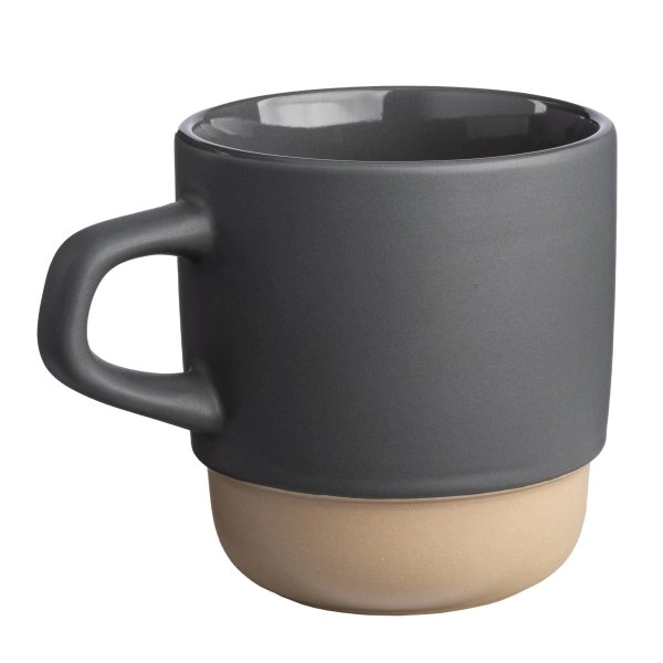 Immagine Tazza in ceramica da 320 ml. Impilabile. Con esterno opaco e interno lucido
