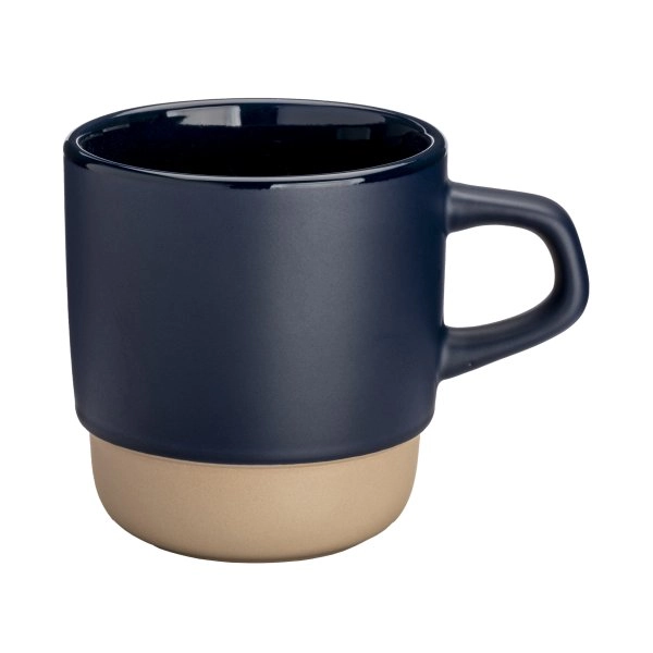Immagine Tazza in ceramica da 320 ml. Impilabile. Con esterno opaco e interno lucido