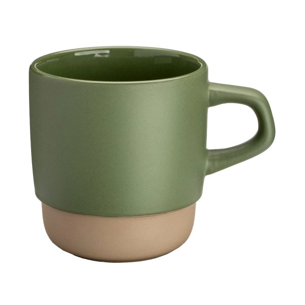Immagine Tazza in ceramica da 320 ml. Impilabile. Con esterno opaco e interno lucido