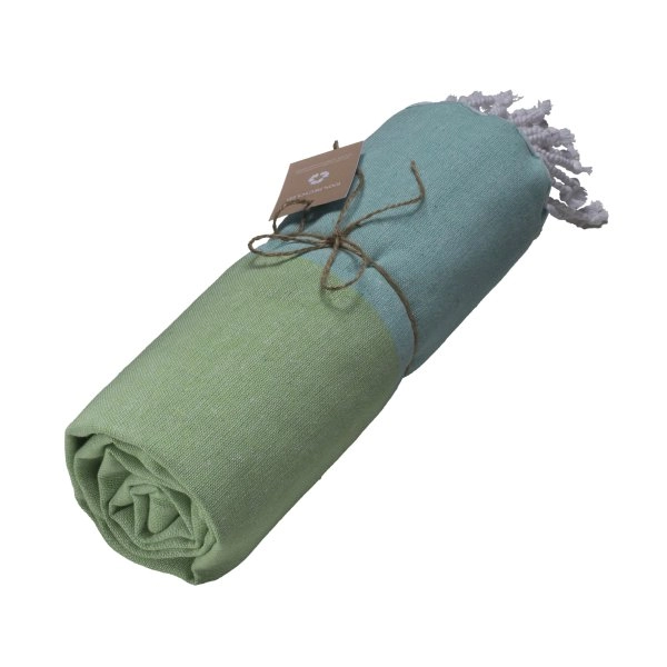 Telo mare/Fouta in cotone riciclato 180 g/m2 certificato GRS