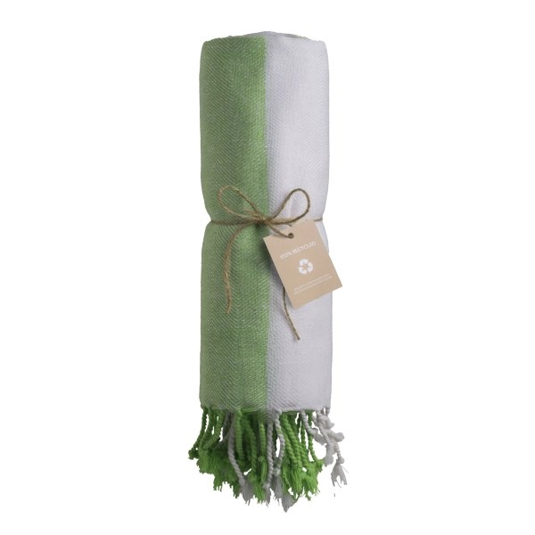Immagine Telo mare/Fouta in cotone riciclato 180 g/m2 certificato GRS