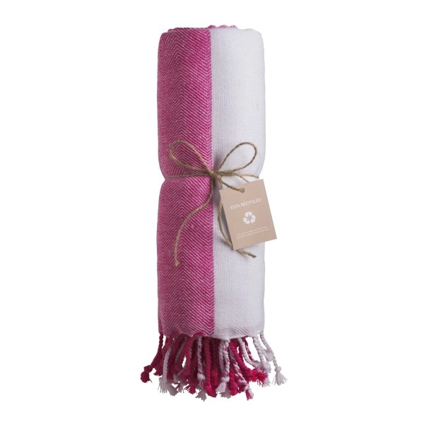 Immagine Telo mare/Fouta in cotone riciclato 180 g/m2 certificato GRS