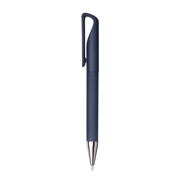 Immagine Penna twist in plastica gommata. Clip idonea a stampa laser tono su tono