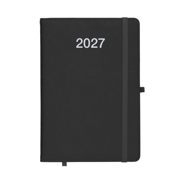 Immagine Agenda giornaliera 2027, copertina rigida in PU termovirante con impuntura perimetrale