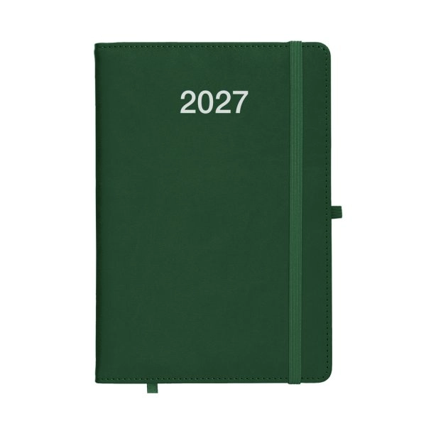 Immagine Agenda giornaliera 2027, copertina rigida in PU termovirante con impuntura perimetrale