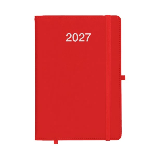 Immagine Agenda giornaliera 2027, copertina rigida in PU termovirante con impuntura perimetrale