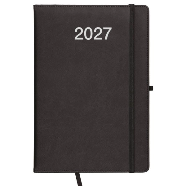 Immagine Agenda settimanale 2027, copertina rigida in PU termovirante con impuntura perimetrale