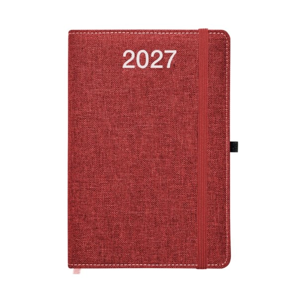 Immagine Agenda settimanale 2027, copertina rigida in PET riciclato con effetto mélange