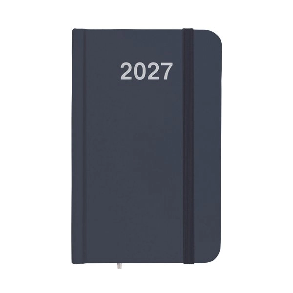 Immagine Agenda tascabile settimanale 2027, copertina rigida in cartoncino laminato